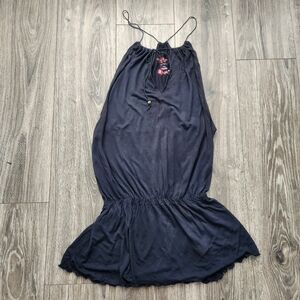 Free People Black Tunic Dress size Medium